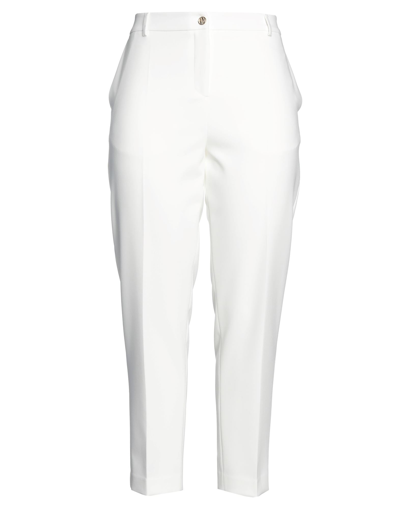 Shop Anna Molinari Woman Pants White Size 4 Polyester, Viscose, Elastane