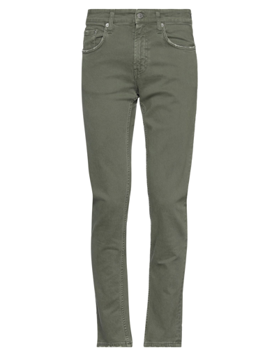 Shop Department 5 Man Jeans Military Green Size 30 Cotton, Elastane