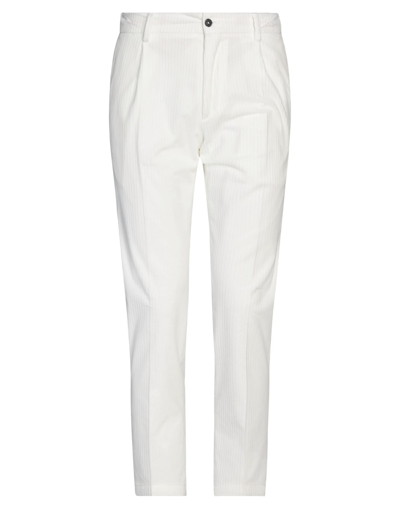 Shop Be Able Man Pants White Size 29 Cotton, Elastane