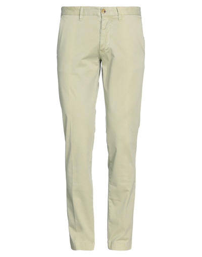 Shop Blauer Man Pants Light Green Size 33 Cotton, Elastane