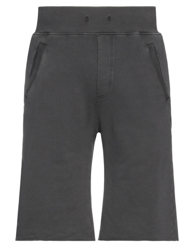 Shop Novemb3r Man Shorts & Bermuda Shorts Steel Grey Size L Cotton