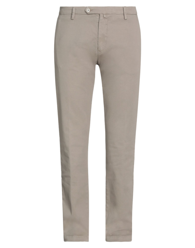 Shop Giampaolo Man Pants Khaki Size 38 Cotton, Linen In Beige