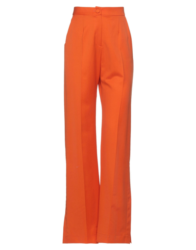Shop Materiel Matériel Woman Pants Orange Size 8 Wool