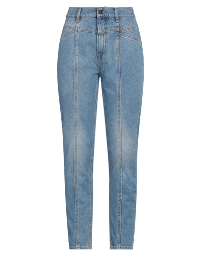 Shop Actitude By Twinset Woman Jeans Blue Size 26 Cotton