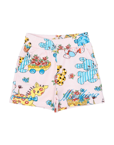 Shop Moschino Kid Toddler Girl Shorts & Bermuda Shorts Light Pink Size 6 Cotton, Elastane
