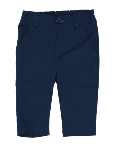 Shop Manuell & Frank Newborn Boy Pants Midnight Blue Size 3 Cotton, Elastane