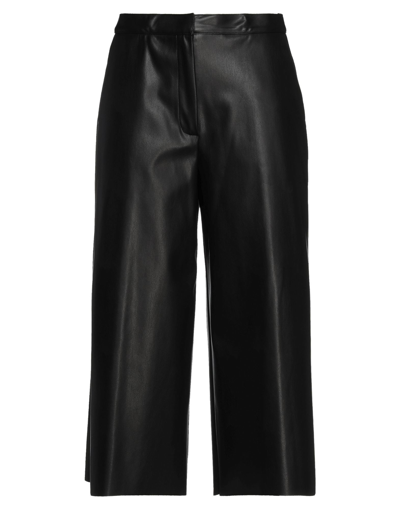 Shop Semicouture Woman Pants Black Size 4 Polyurethane, Polyester