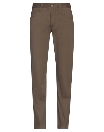 Shop Armani Jeans Pants In Brown