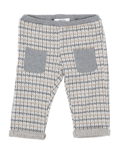 Shop Aletta Newborn Girl Pants Grey Size 3 Cotton, Polyester, Acrylic