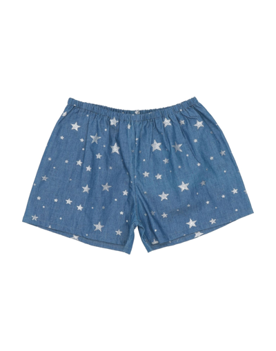 Shop Magil Denim Shorts In Blue