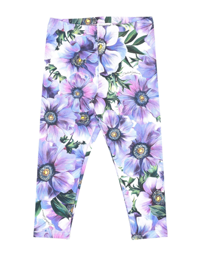 Shop Dolce & Gabbana Leggings In Purple