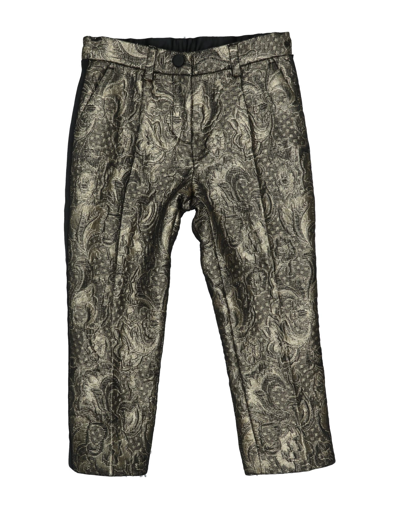Shop Dolce & Gabbana Toddler Girl Pants Bronze Size 7 Acetate, Acrylic, Wool, Polyester, Viscose In Yellow