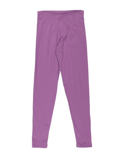 Shop John Richmond Toddler Girl Leggings Mauve Size 6 Cotton, Elastane In Purple
