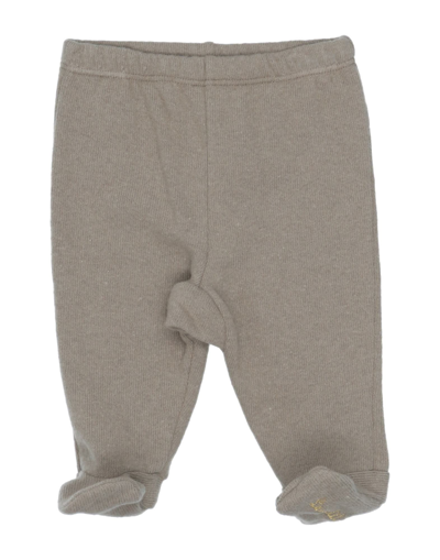 Shop Le Petit Coco Newborn Girl Pants Khaki Size 1 Cotton, Textile Fibers, Elastane, Viscose, Polyester In Beige