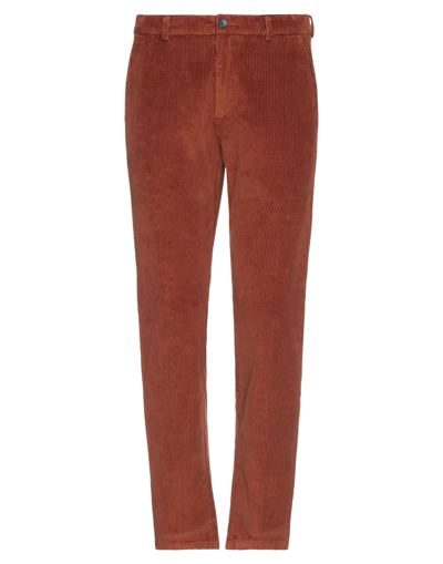 Shop Department 5 Man Pants Rust Size 31 Cotton, Elastane In Red