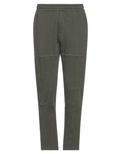 Shop Grey Daniele Alessandrini Man Pants Military Green Size 28 Cotton