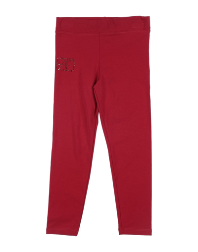 Shop Alberta Ferretti Toddler Girl Leggings Red Size 6 Cotton, Elastane