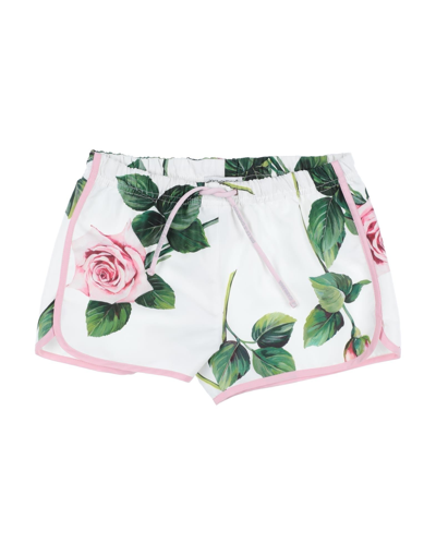 Shop Dolce & Gabbana Toddler Girl Shorts & Bermuda Shorts White Size 7 Polyester