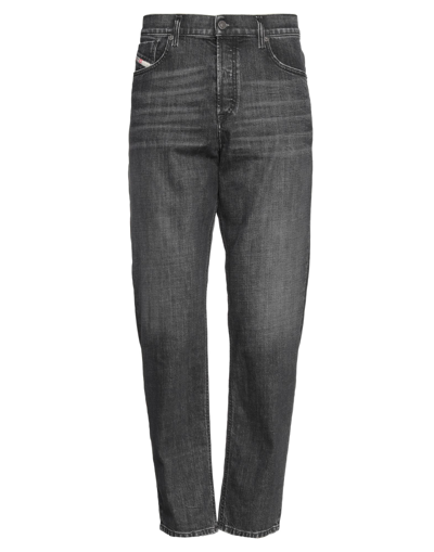 Shop Diesel Man Jeans Black Size 27w-32l Cotton, Elastane