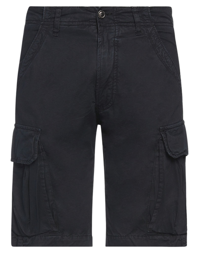 Shop Perfection Man Shorts & Bermuda Shorts Midnight Blue Size 28 Cotton