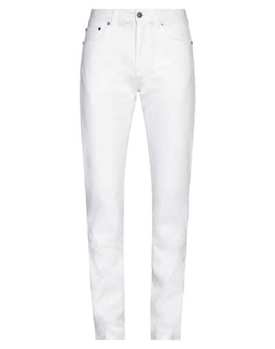Shop Ermenegildo Zegna Zegna Man Pants White Size 32 Cotton, Elastane