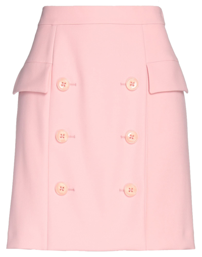 Shop Dorothee Schumacher Woman Mini Skirt Pink Size 4 Polyester, Wool, Elastane