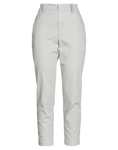 Shop Brunello Cucinelli Jeans In Light Grey