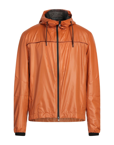 Shop Esemplare Man Jacket Orange Size 40 Polyamide