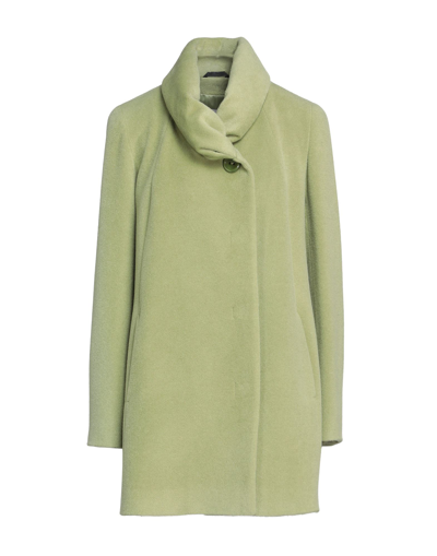 Shop Cinzia Rocca Woman Coat Light Green Size 8 Alpaca Wool, Virgin Wool