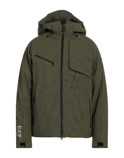 Shop Ea7 Jackets In Military Green