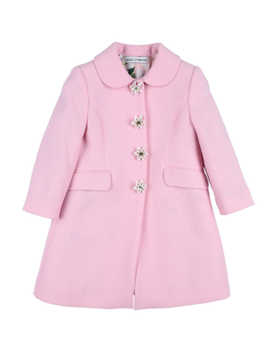 Shop Dolce & Gabbana Coats In Pink