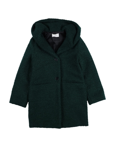 Shop Vicolo Coats In Dark Green