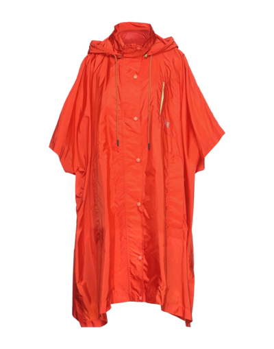 Shop Solotre Woman Overcoat Orange Size Onesize Polyamide