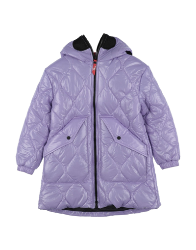Shop Ai Riders Toddler Girl Down Jacket Lilac Size 6 Nylon In Purple