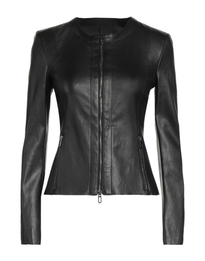 Shop Drome Woman Jacket Black Size M Lambskin