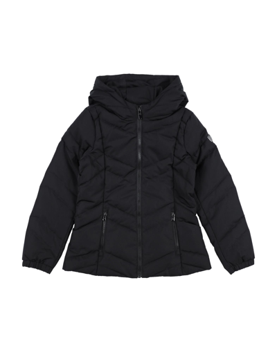 Shop Ea7 Toddler Girl Down Jacket Black Size 4 Polyester
