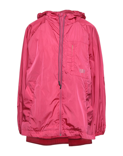 Shop Solotre Woman Jacket Fuchsia Size 4 Polyamide In Pink