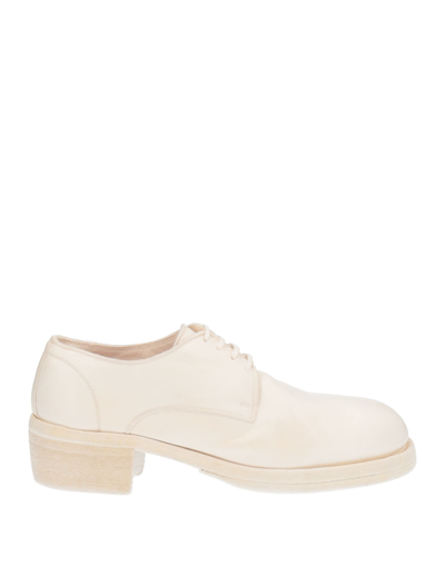 Shop Guid I Woman Lace-up Shoes Ivory Size 7 Soft Leather In White