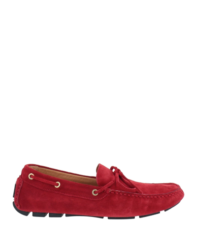 Shop Manifatture Etrusche Man Loafers Red Size 8 Soft Leather