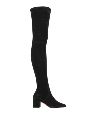 Maje Knee Boots In Black