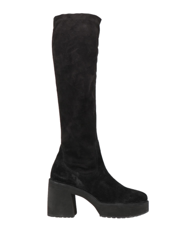 Shop Janet Sport Woman Boot Black Size 11 Soft Leather, Textile Fibers