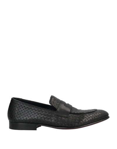 Shop Leqarant Loafers In Black