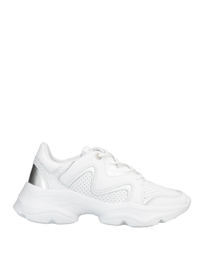 Shop Manila Grace Woman Sneakers White Size 11 Soft Leather