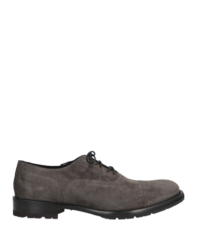Shop Tagliatore Lace-up Shoes In Dove Grey