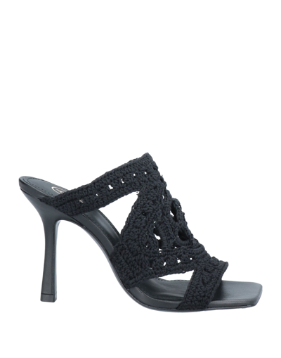 Shop Ash Woman Sandals Black Size 10 Textile Fibers