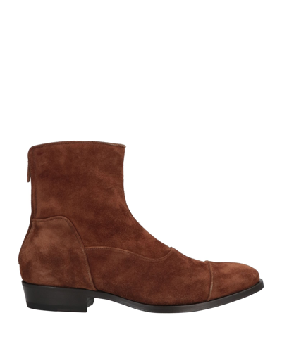 Shop Tagliatore Ankle Boots In Tan