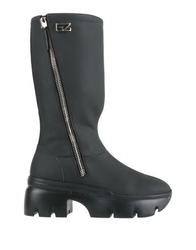 Shop Giuseppe Zanotti Woman Boot Black Size 8 Rubber