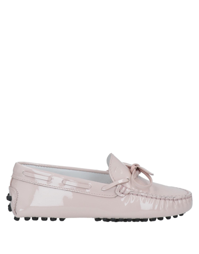Shop Tod's Loafers In Blush
