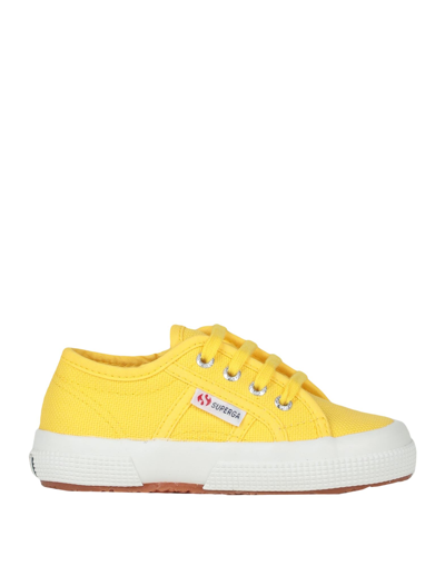 Shop Superga 2750-jcot Classic Toddler Girl Sneakers Yellow Size 10.5c Textile Fibers