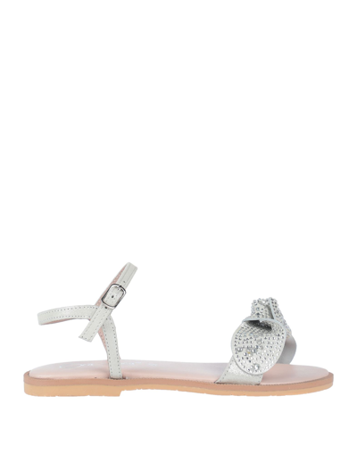 Shop Oca-loca Sandals In Light Grey